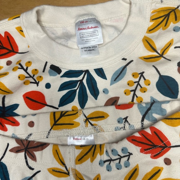 Hanna Andersson - 2 Sets of Girls Size 12 (150 cm) Pajamas - Picture 9 of 10